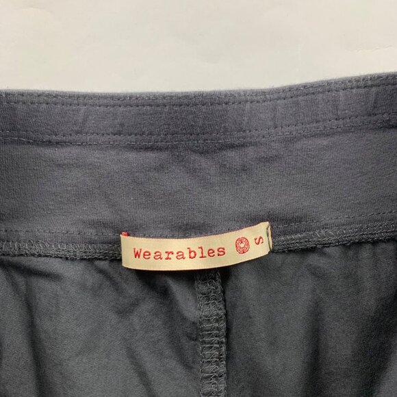 XCVI Wearables Washed Charcoal Knit Waist Slim Leg Pant S - Picture 3 of 6